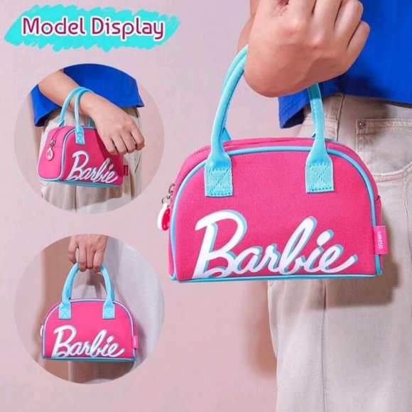 Barbie × Miniso Collection 65th Anniversary Series Pink Logo Handbag Purse - Picture 11 of 11